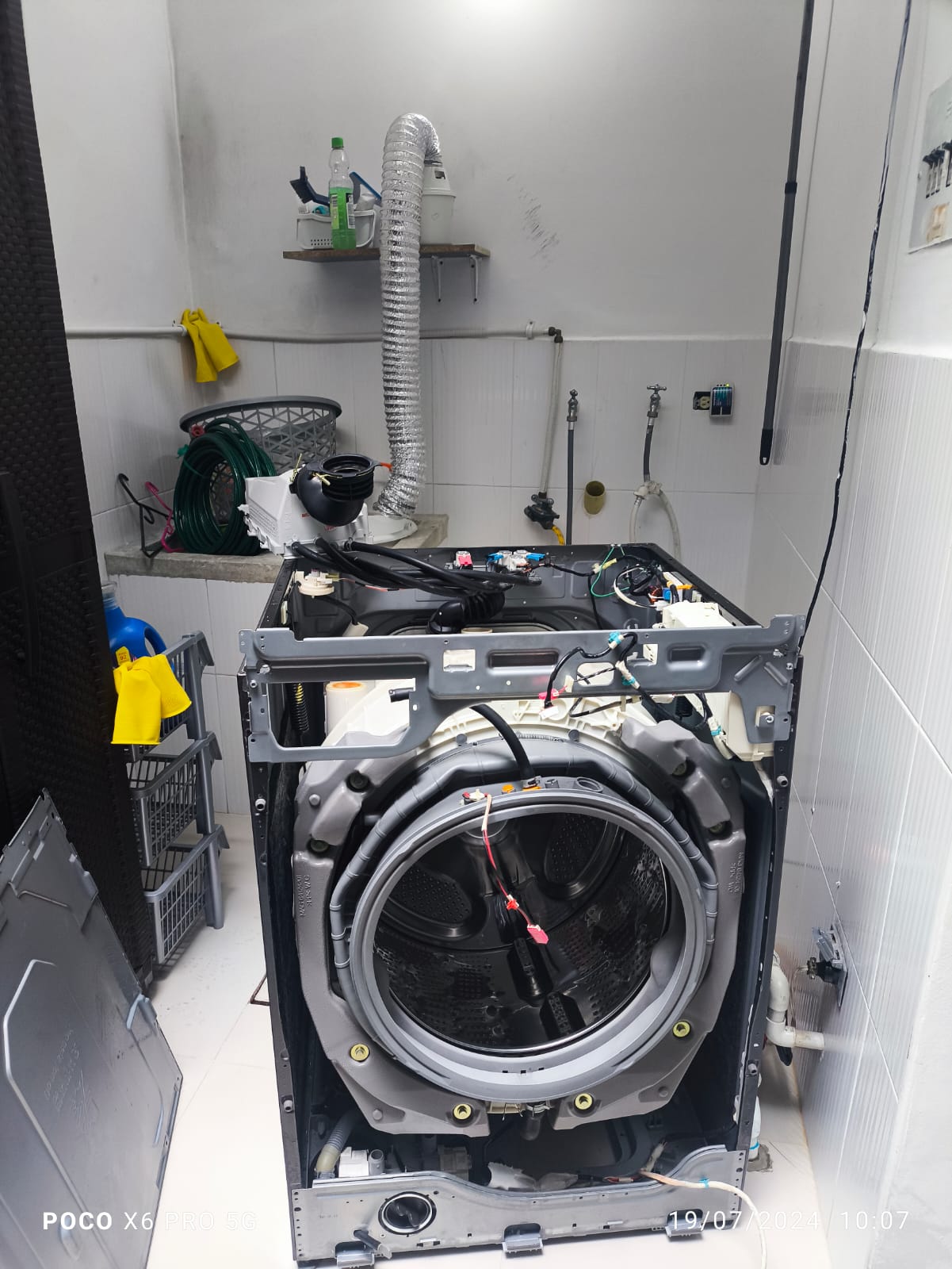 Cambio de bomba lavadora Inverter LG